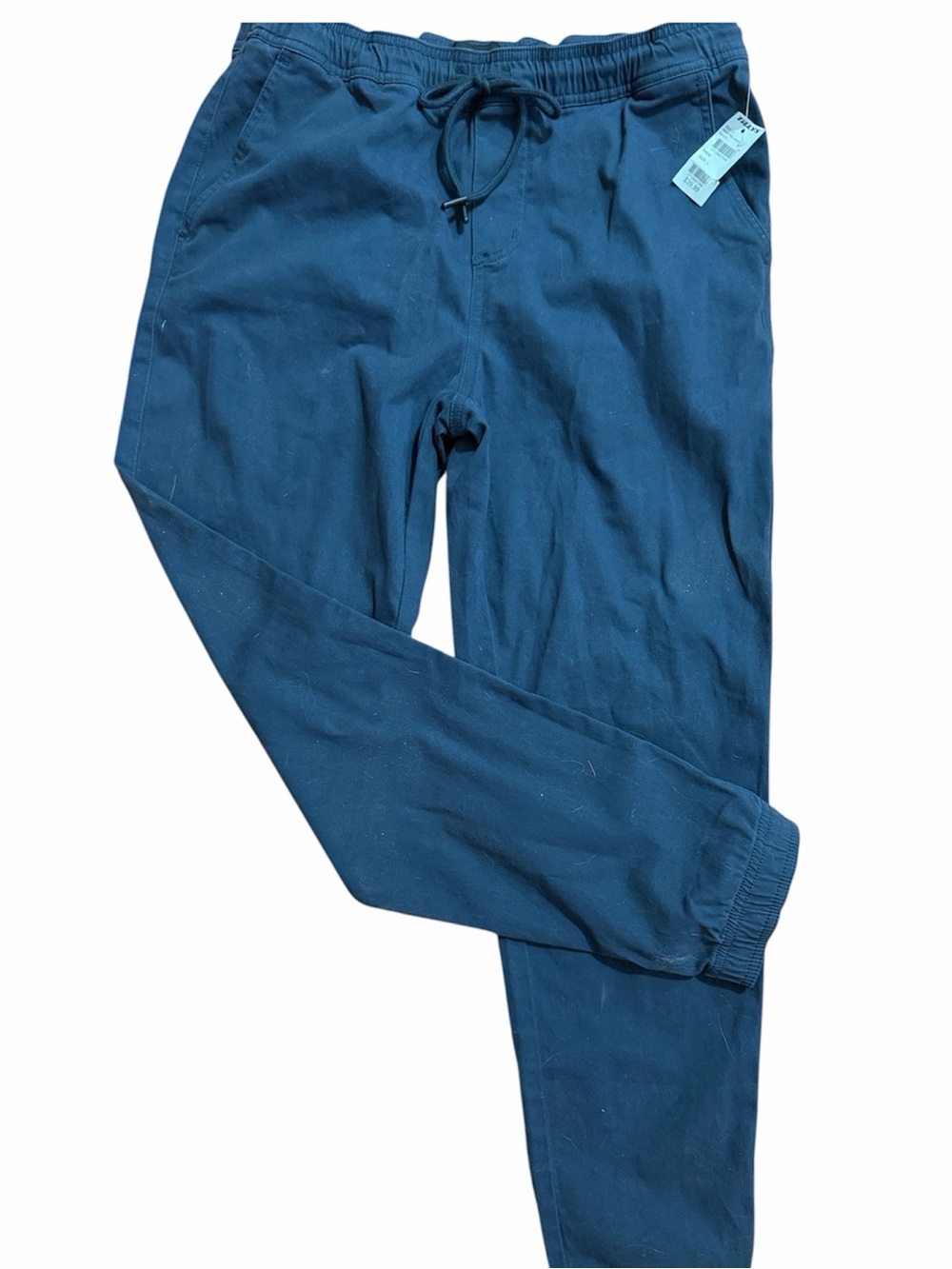 🆕RSQ Men's Dark Navy Blue Side Pocket Drawstring Cotton Joggers::NWT:: - Picture 1 of 7